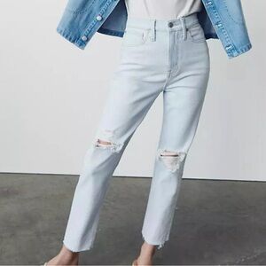 Madewell Women's the mom High Rise Jeans size 26